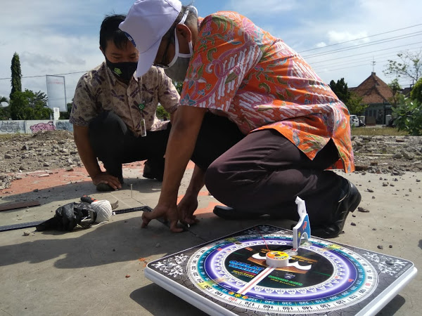 Bersama PT Waskita, LSI dan Kemenag Surakarta, Assalaam Observatory Mengesahkan Arah Kiblat Masjid Syaikh Zaid Gilingan