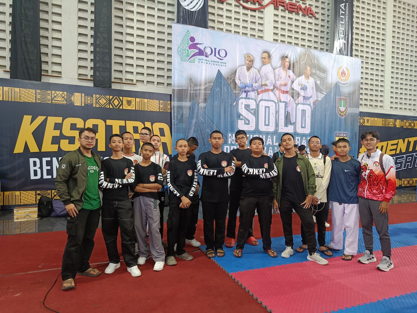 12 Santri Pesantren Assalaam Raih Medali dalam Solo National Karate Open Championship