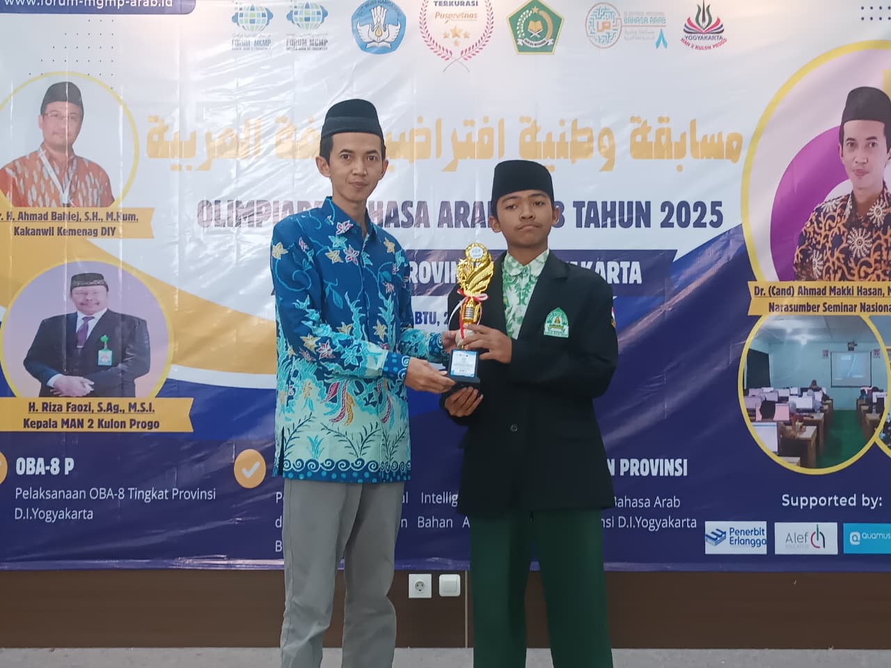 Santri SMP TQS Assalaam Tepus Raih Juara 3 Olimpiade Bahasa Arab Tingkat Provinsi DIY