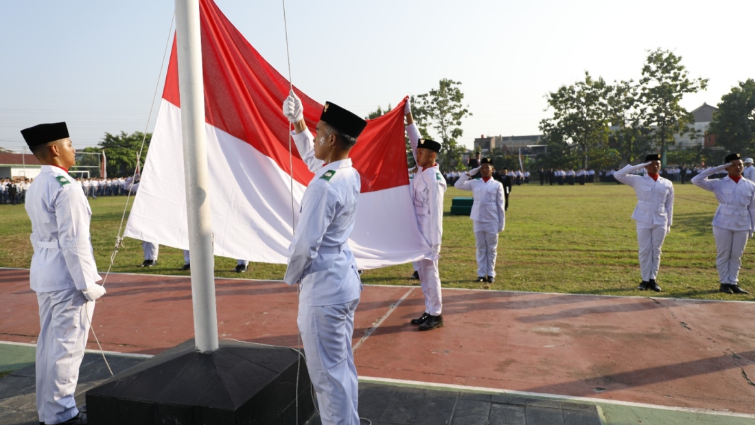 PPMI Assalaam Gelar Upacara Peringatan HUT ke-80 Republik Indonesia