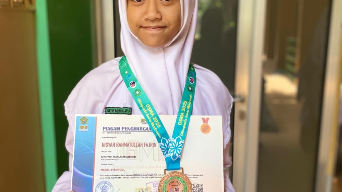 Prestasi Gemilang: Nisyah Rahmatullah Fajrin Raih Medali Perunggu di OSMA Jawa Tengah 2025