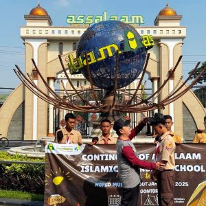 Pelepasan Kontingen Pramuka PPMI Assalaam untuk World Muslim Scout Jamboree 2025 100 Tahun Gontor