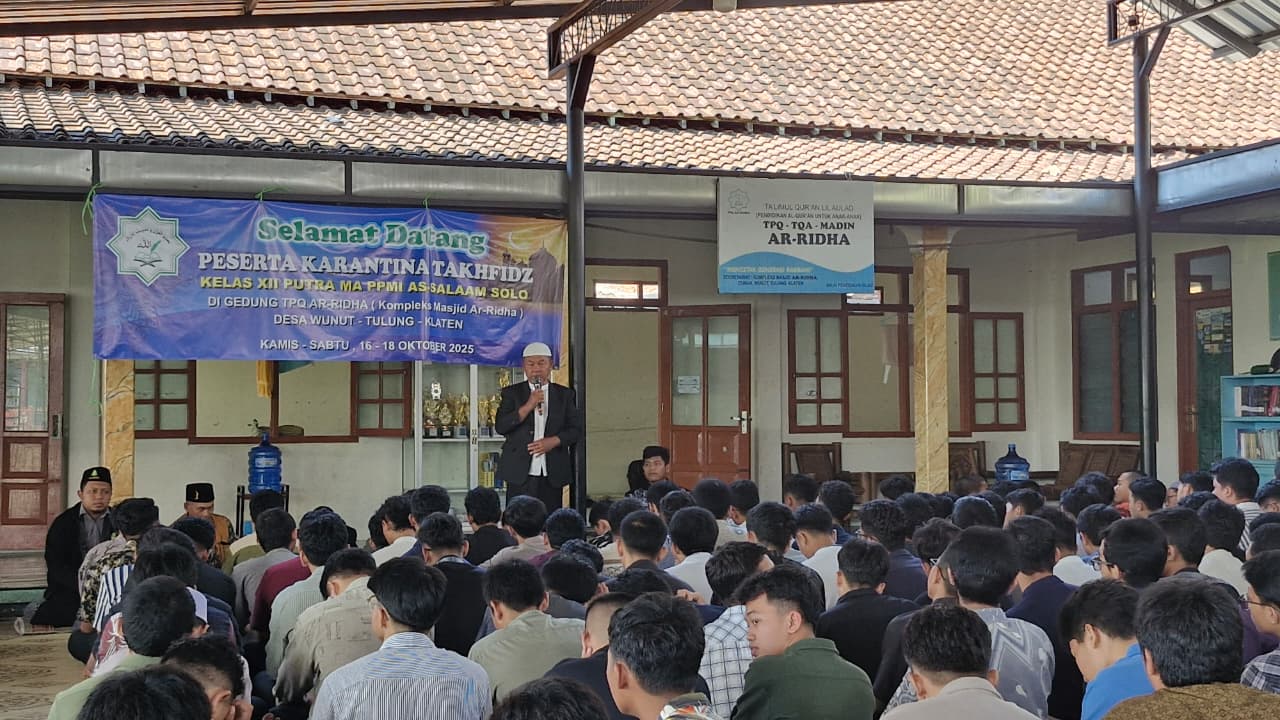 Camp Tahfidz SMK Assalaam: Wujud Pembinaan Spiritual dan Kecintaan terhadap Al-Qur’an