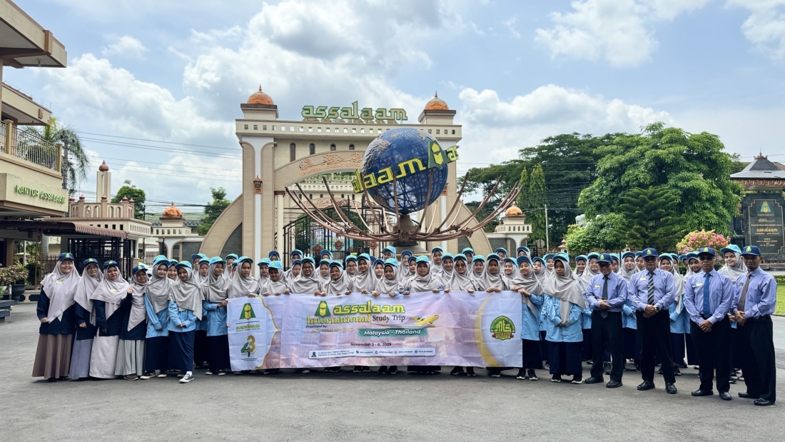 Pelapasan Santri MTs PPMI Assalaam untuk Mengikuti Assalaam International Study Trip 2025 ke Tiga Negara
