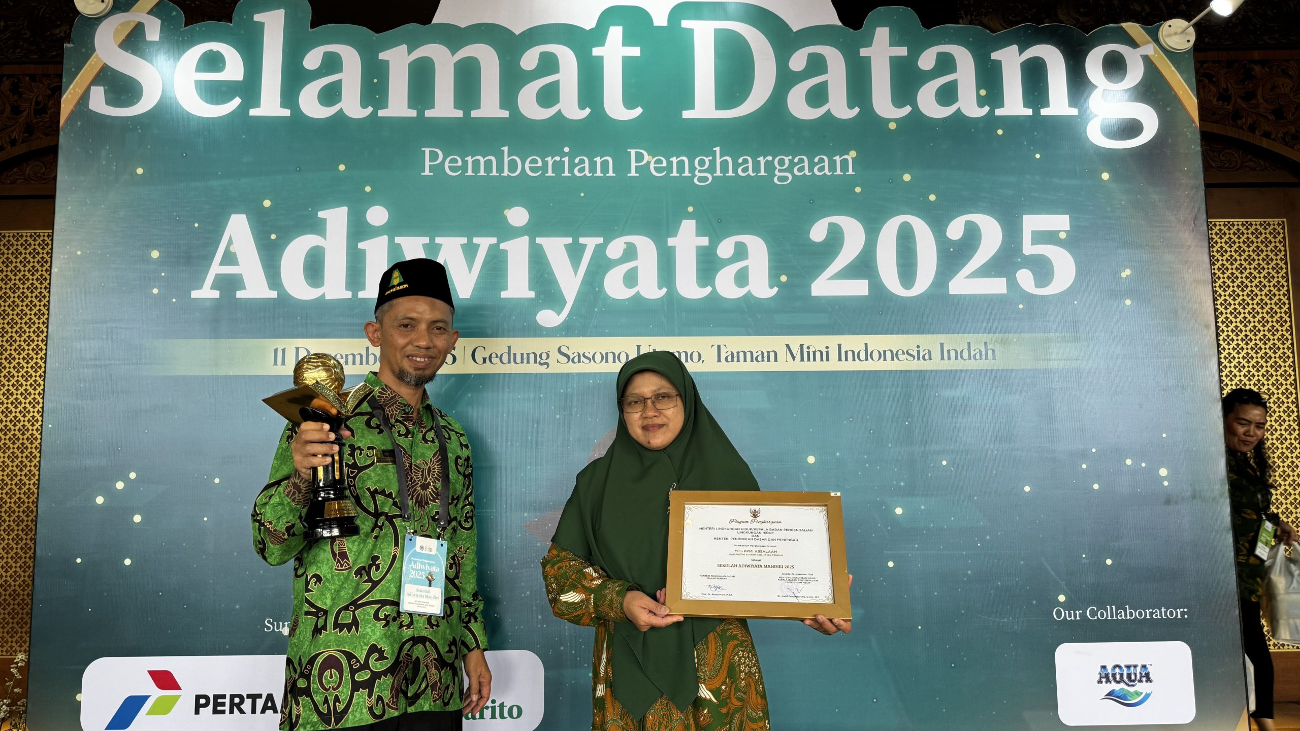 MTs PPMI Assalaam Raih Penghargaan Adiwiyata Mandiri 2025 Tingkat Nasional