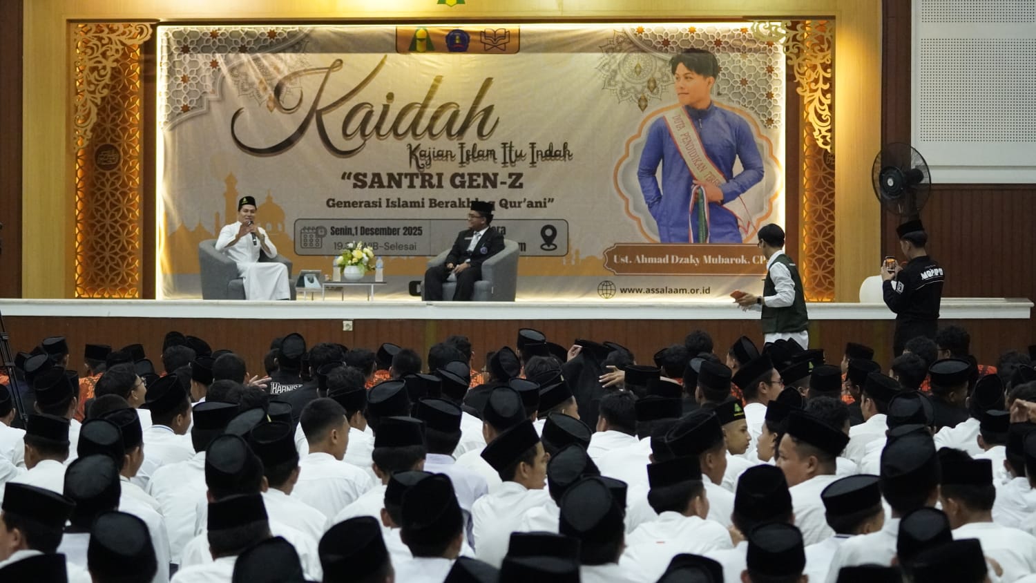 PPMI Assalaam Selenggarakan Kajian “Santri Gen Z” Bersama Influencer Dakwah Muda Nasional