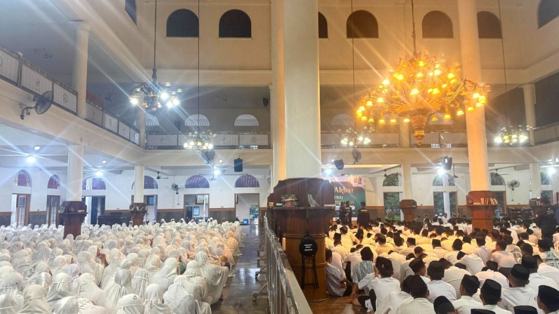Ratusan Santri Ikuti Tabligh Akbar Isra’ Mi’raj 1447 H di PPMI Assalaam