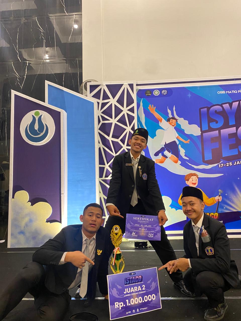 Santri MA PPMI Assalaam Raih Juara II Lomba Cerdas Cermat Tingkat Provinsi Jawa Tengah