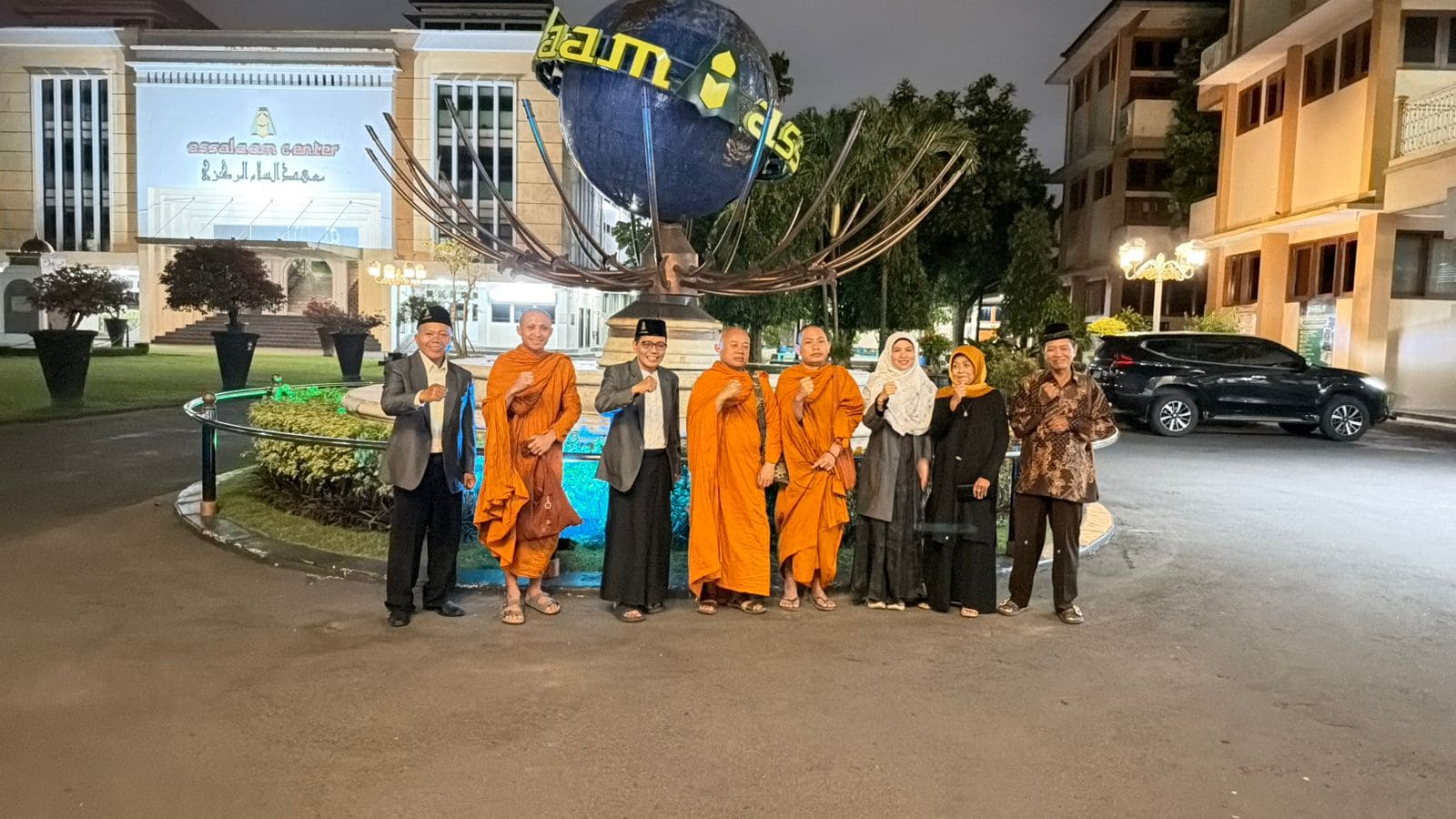 PPMI Assalaam Sambut Biksu STIAB Smaratungga, Perkuat Toleransi Antarumat Beragama