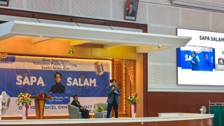 Kegiatan Sapa Salam PPMI Assalaam Hadirkan Konten Kreator sebagai Pemateri