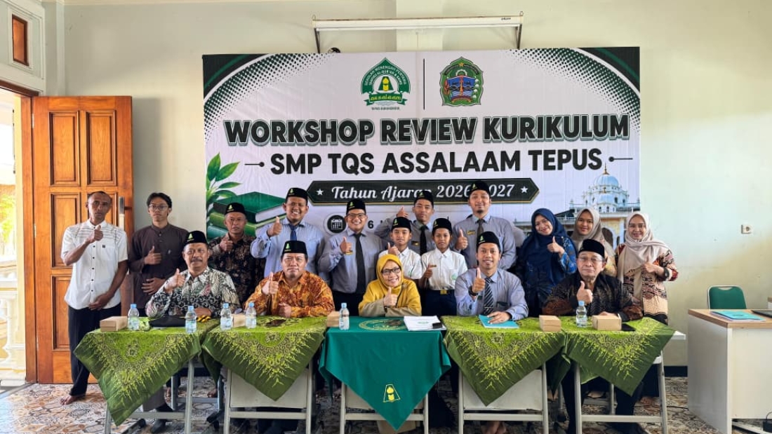 Perkuat Mutu Pembelajaran, SMP TQS Assalaam Tepus Selenggarakan Workshop Review KSP 2026/2027