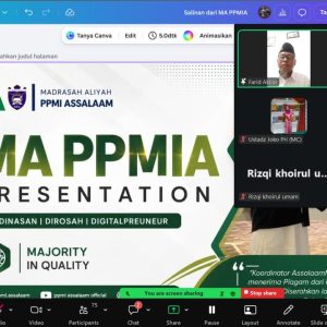 Awali KBM, MA PPMI Assalaam Perkuat Sinergi dengan Wali Santri melalui Pertemuan Daring