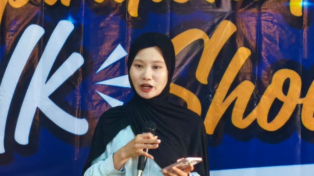 Mahasiswi Musashi University Jepang Berbagi Pengalaman bersama Santri SMP TQS Assalaam Tepus