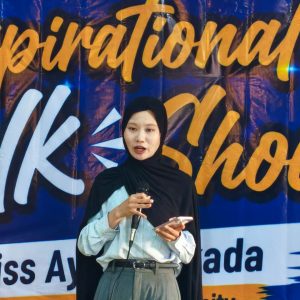 Mahasiswi Musashi University Jepang Berbagi Pengalaman bersama Santri SMP TQS Assalaam Tepus